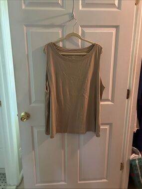 J. Jill Sleeveless Tank Top in Taupe